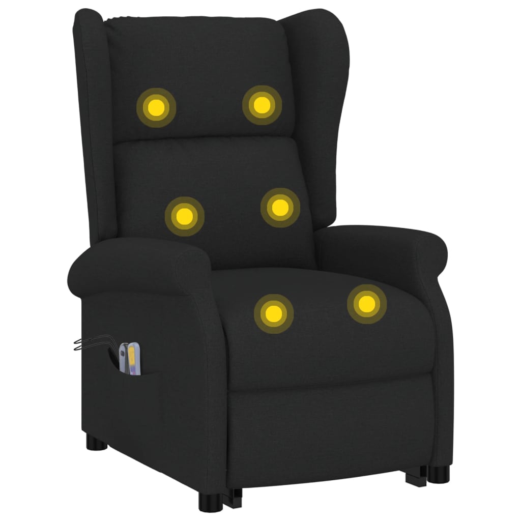 Fauteuil de massage Noir Tissu - XIOS