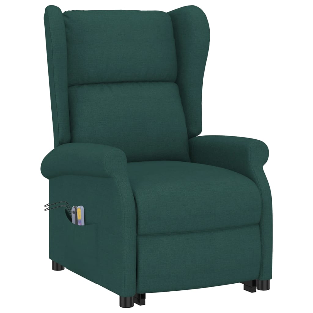 Fauteuil de massage Vert foncé Tissu - XIOS