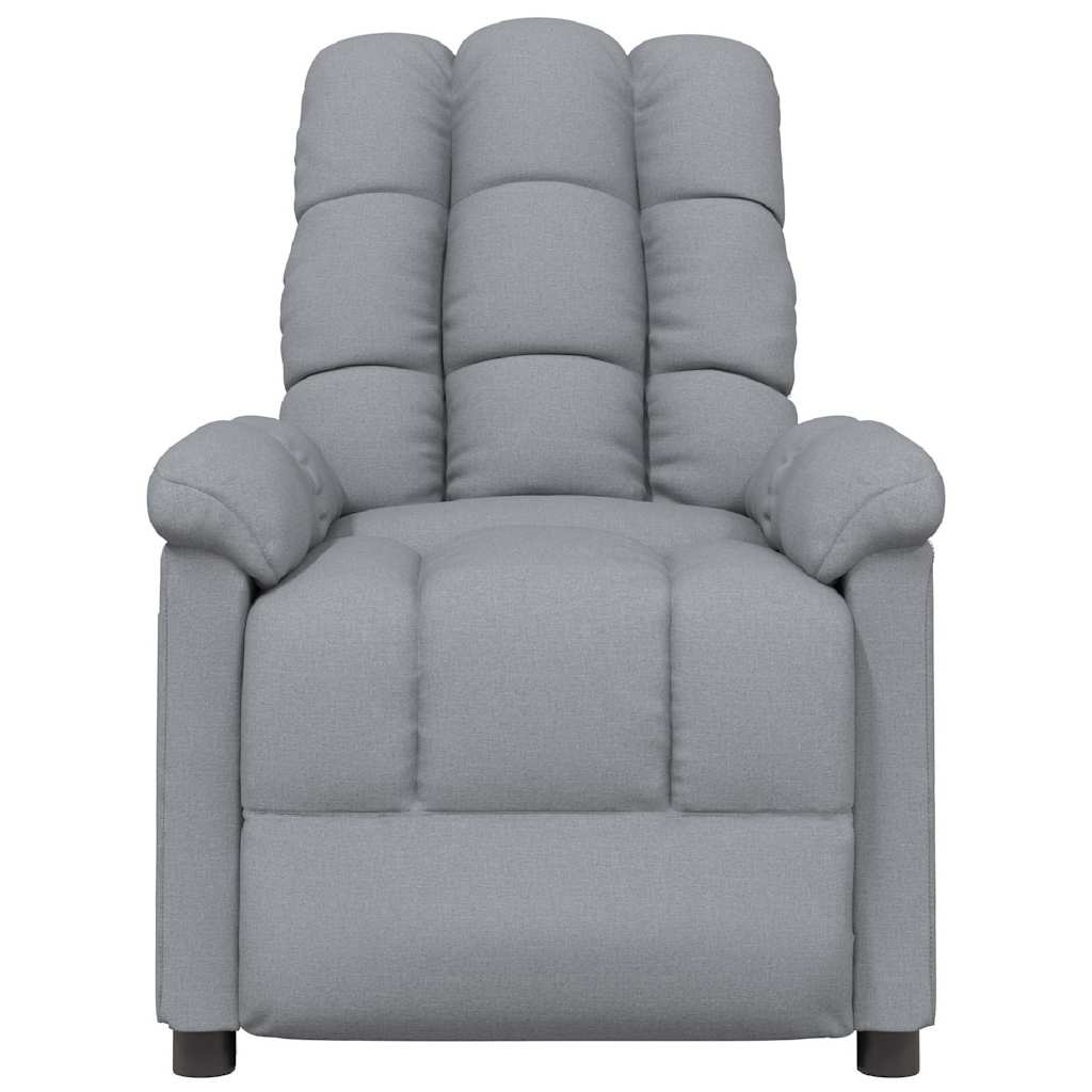 Fauteuil inclinable Gris clair Tissu - XIOS