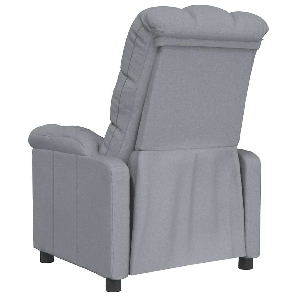 Fauteuil inclinable Gris clair Tissu - XIOS