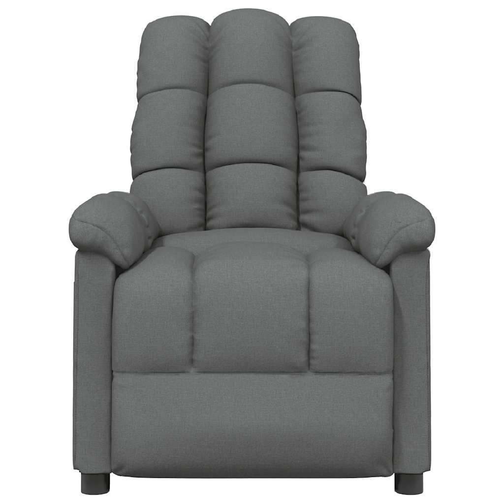 Fauteuil inclinable Gris foncé Tissu - XIOS