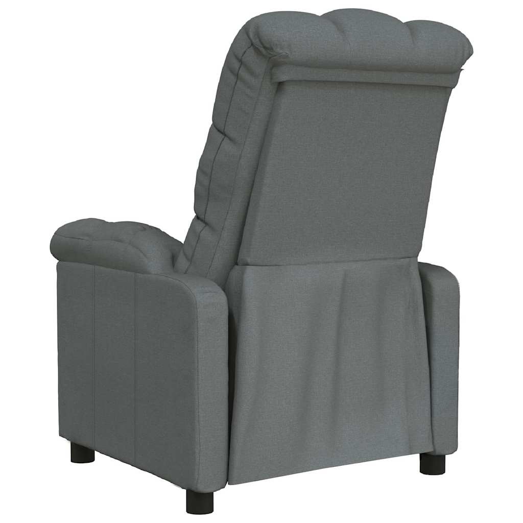 Fauteuil inclinable Gris foncé Tissu - XIOS