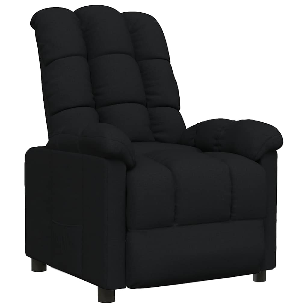 Fauteuil inclinable Noir Tissu - XIOS
