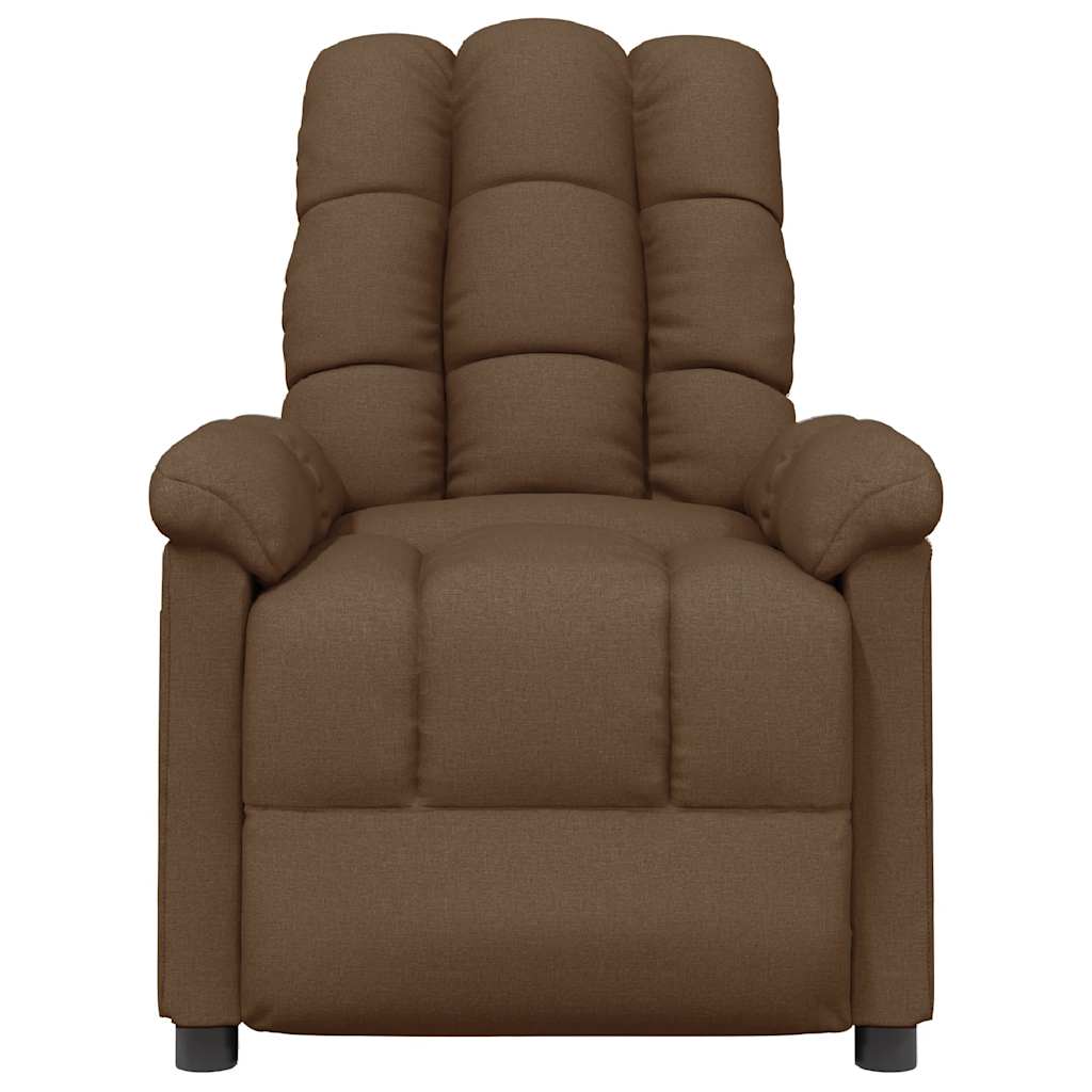 Fauteuil inclinable Marron Tissu