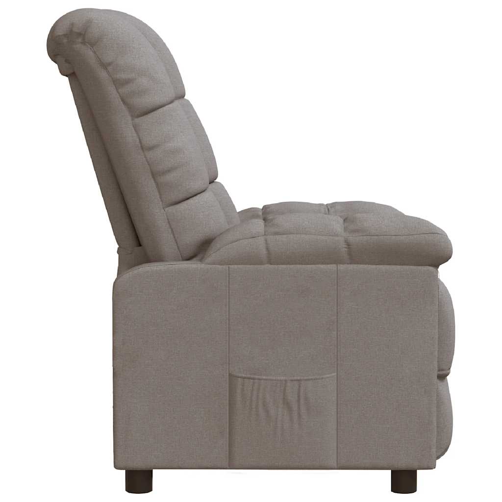 Fauteuil inclinable Taupe Tissu - XIOS