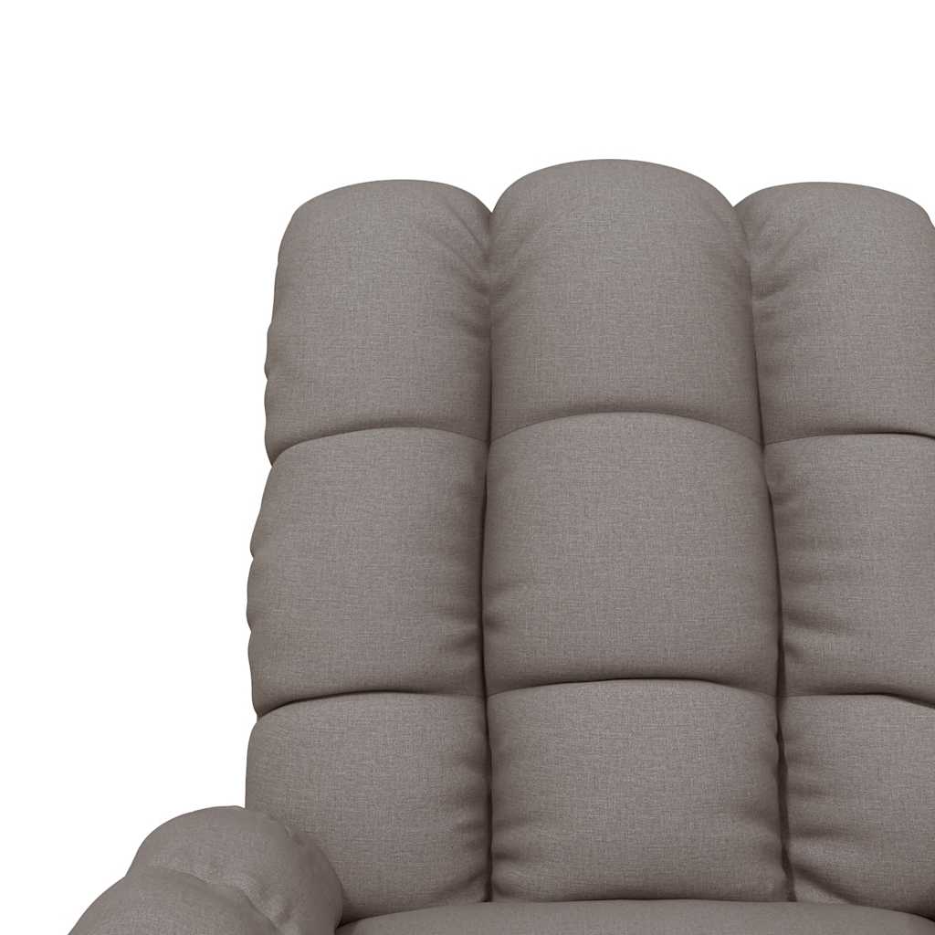 Fauteuil inclinable Taupe Tissu - XIOS