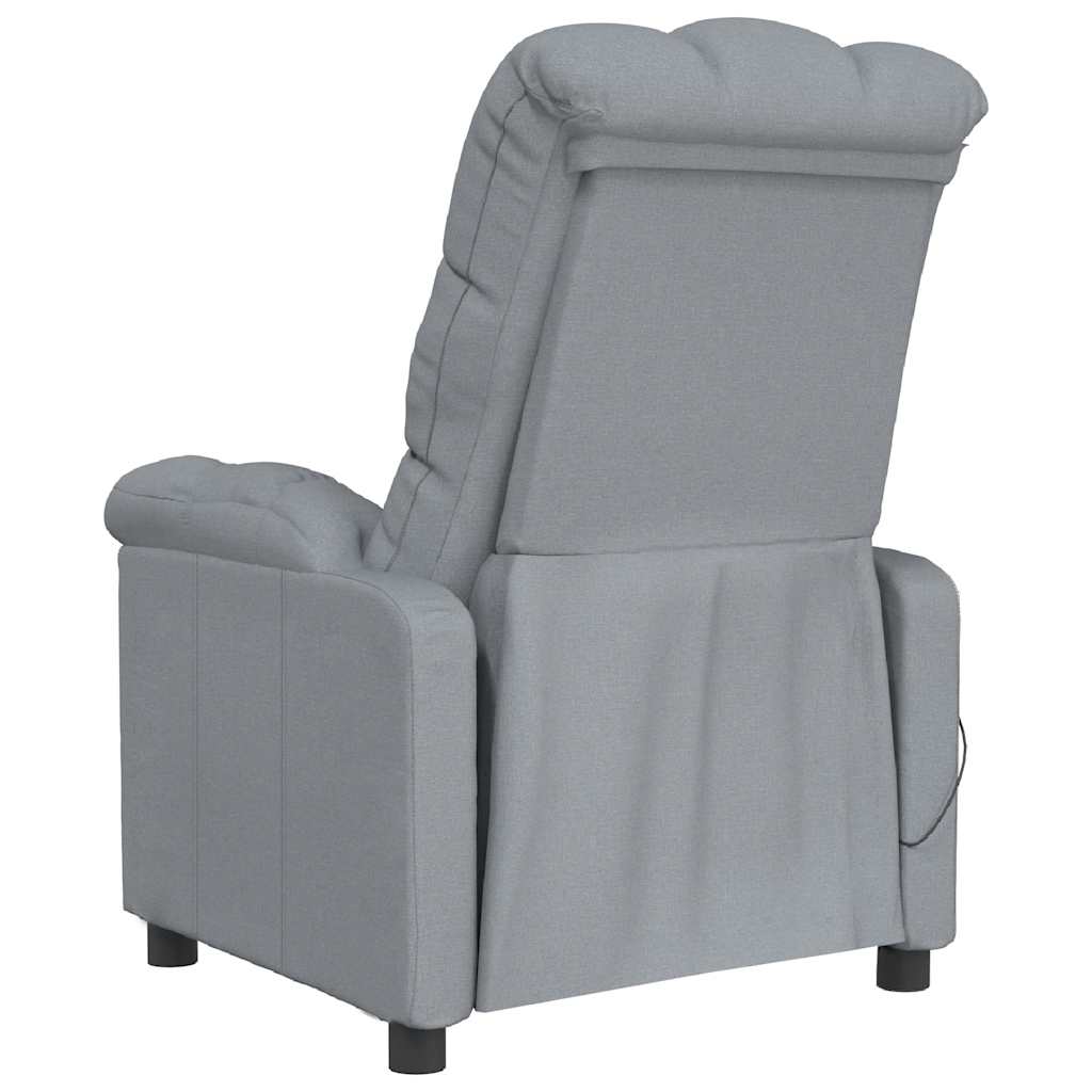 Fauteuil de massage Gris clair Tissu - XIOS