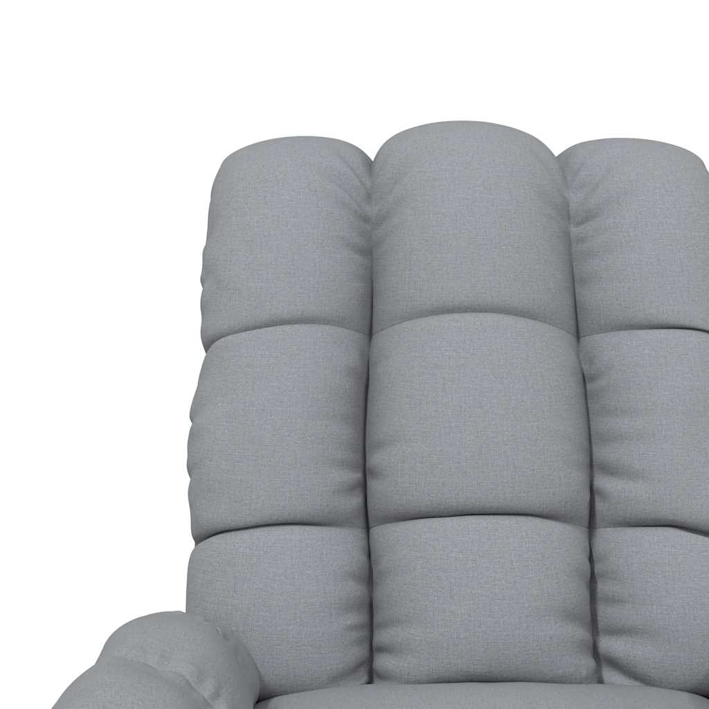 Fauteuil de massage Gris clair Tissu - XIOS
