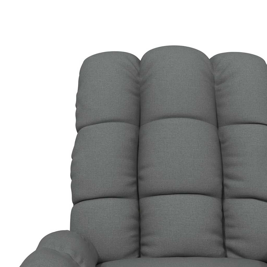 Fauteuil de massage Gris foncé Tissu - XIOS