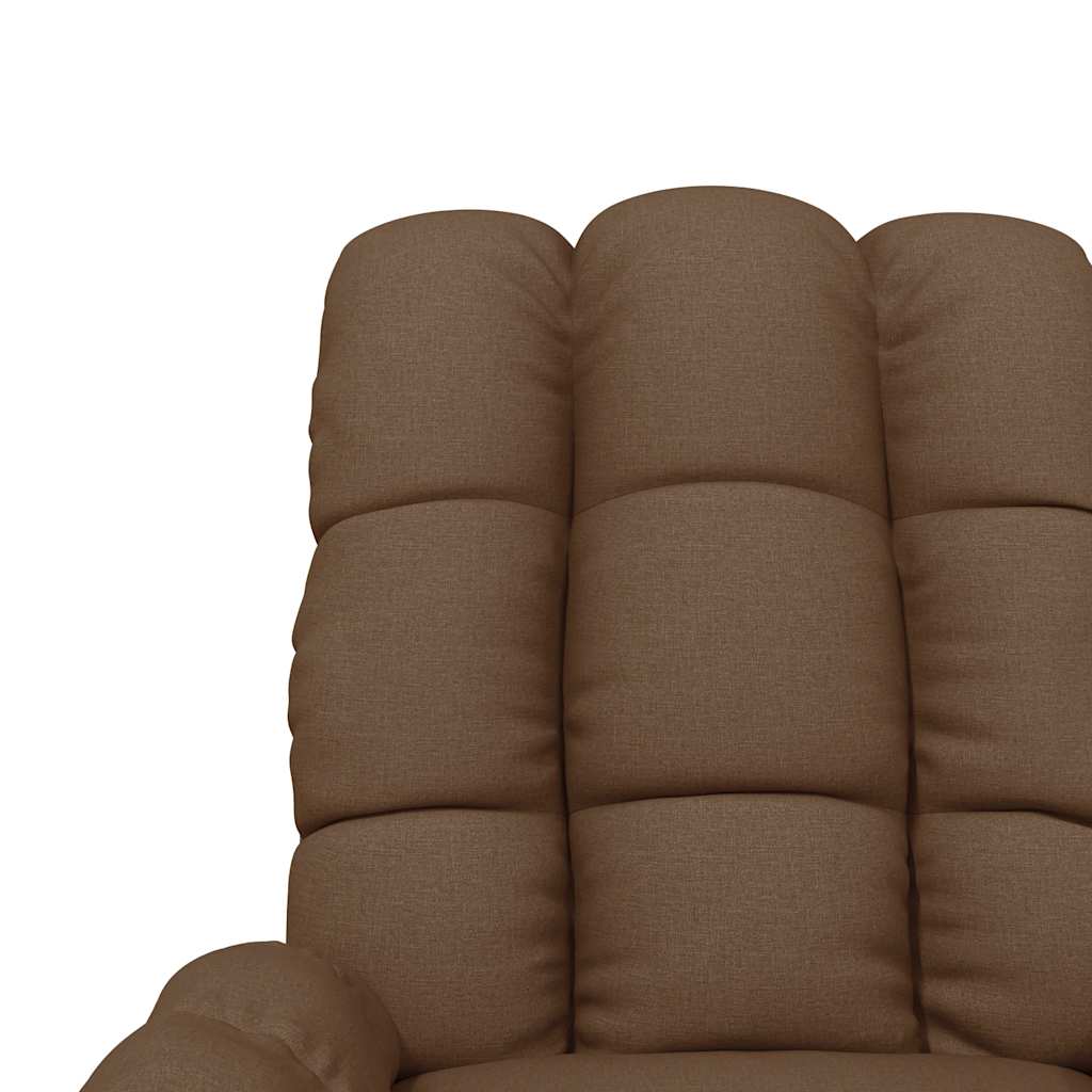 Fauteuil de massage Marron Tissu