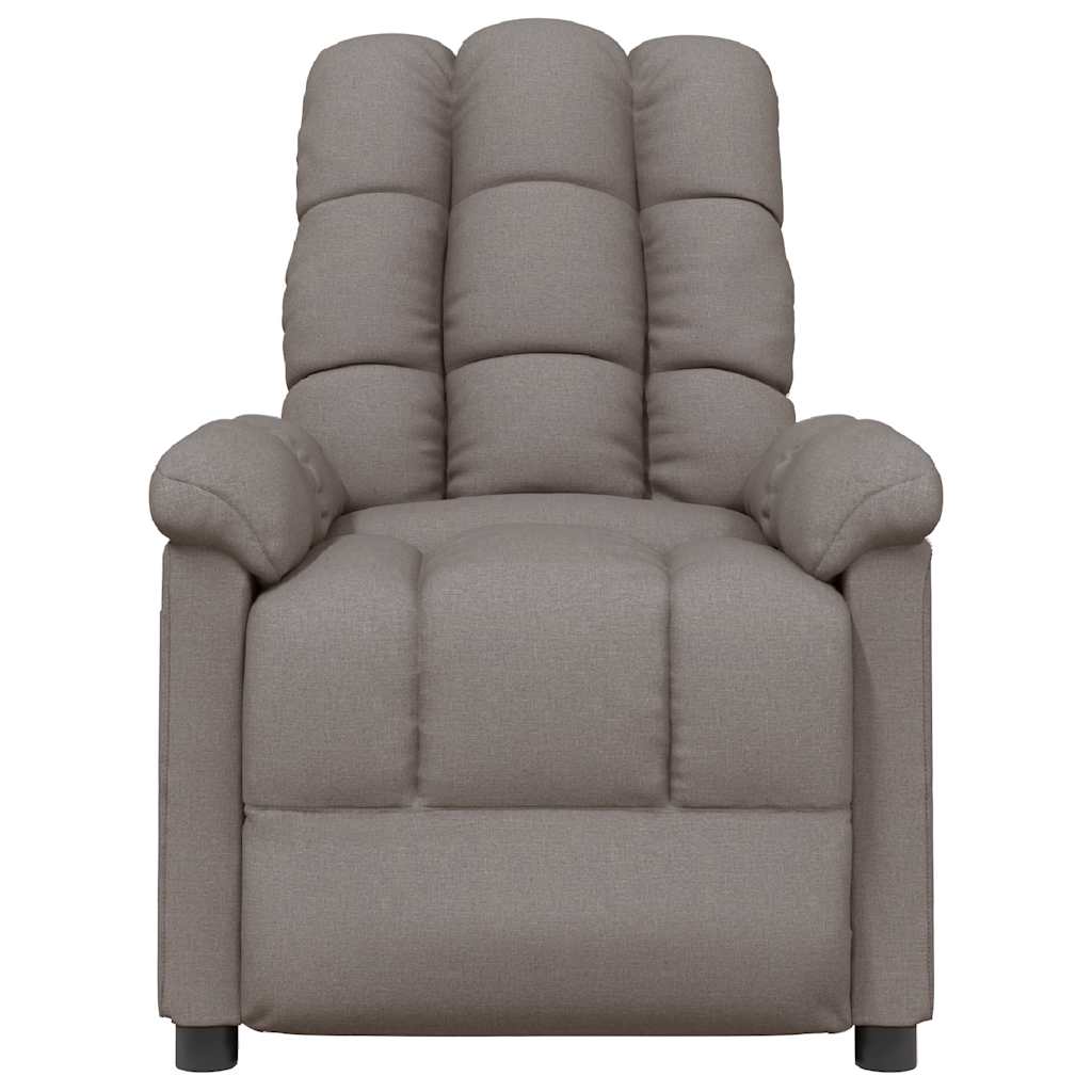 Fauteuil de massage Taupe Tissu