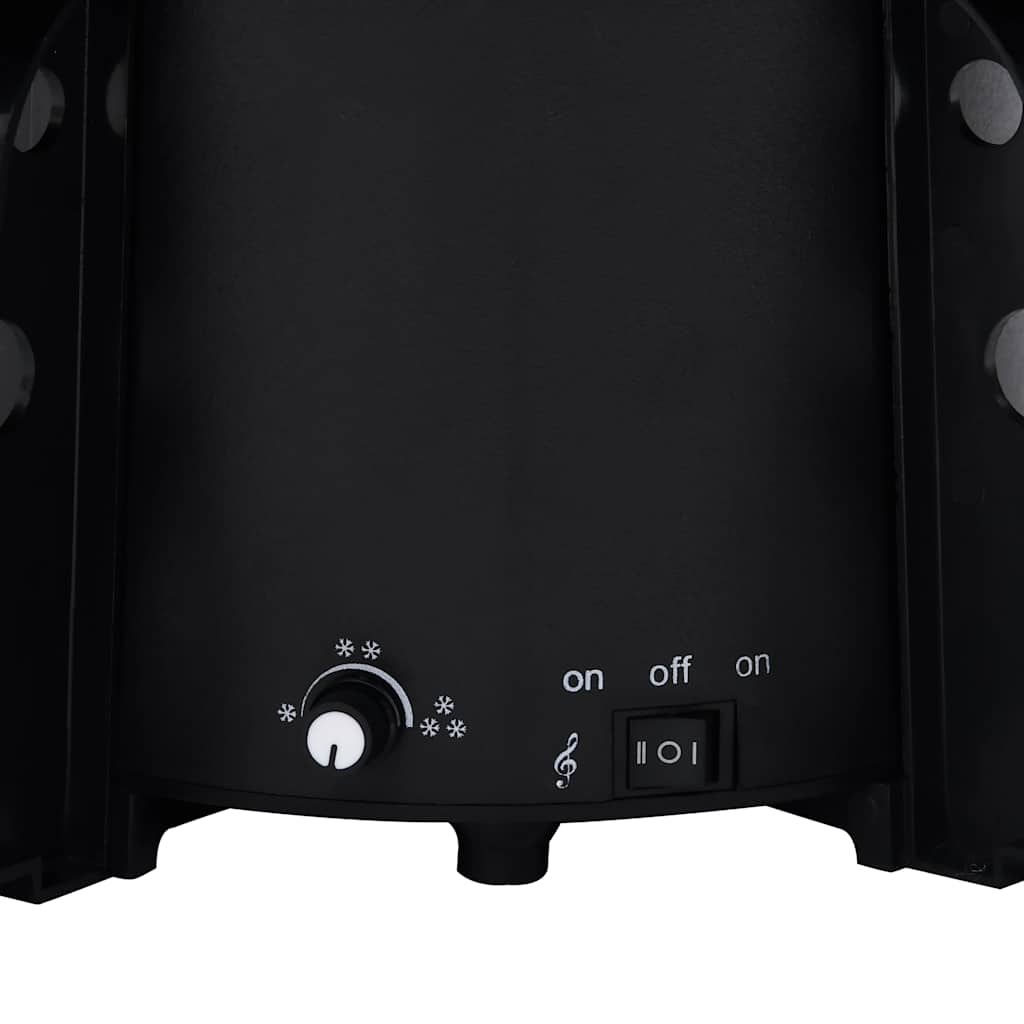 Arbre de Noël neigeux avec base de parapluie Noir 170 cm PVC - XIOS