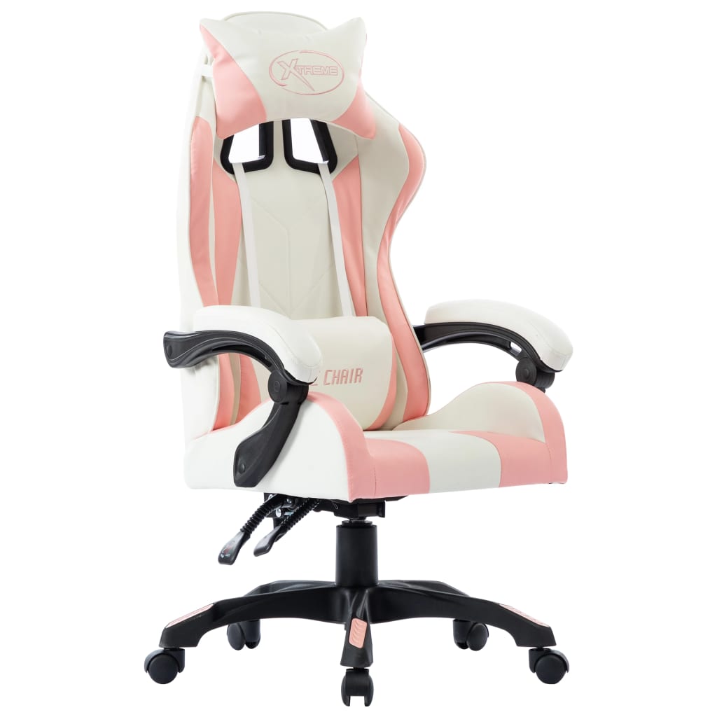 Fauteuil de jeux vidéo Rose Similicuir - XIOS
