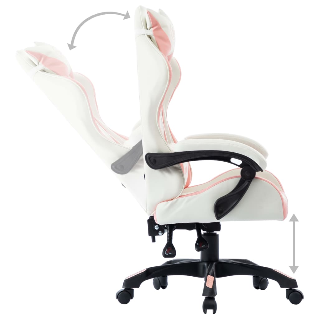 Fauteuil de jeux vidéo Rose Similicuir - XIOS