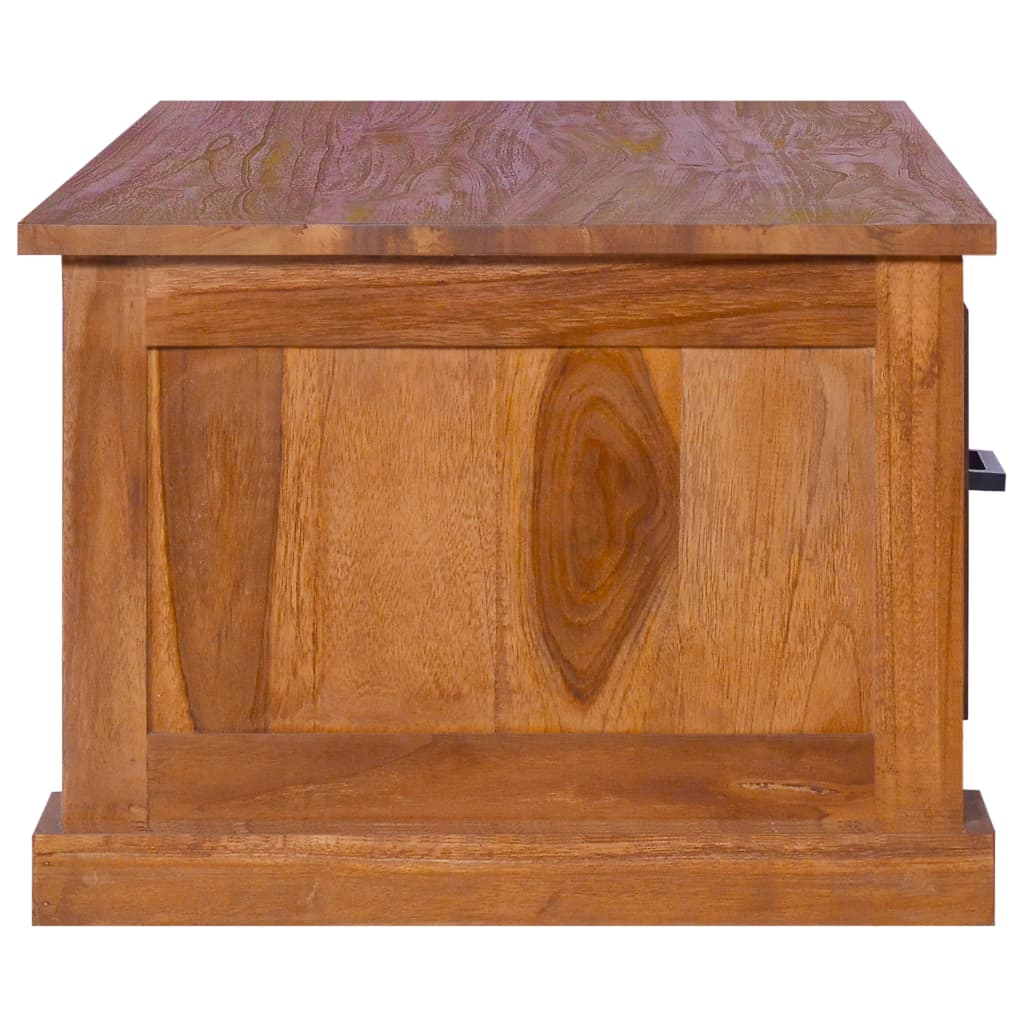 Meuble TV 90x50x37 cm Bois de teck massif - XIOS