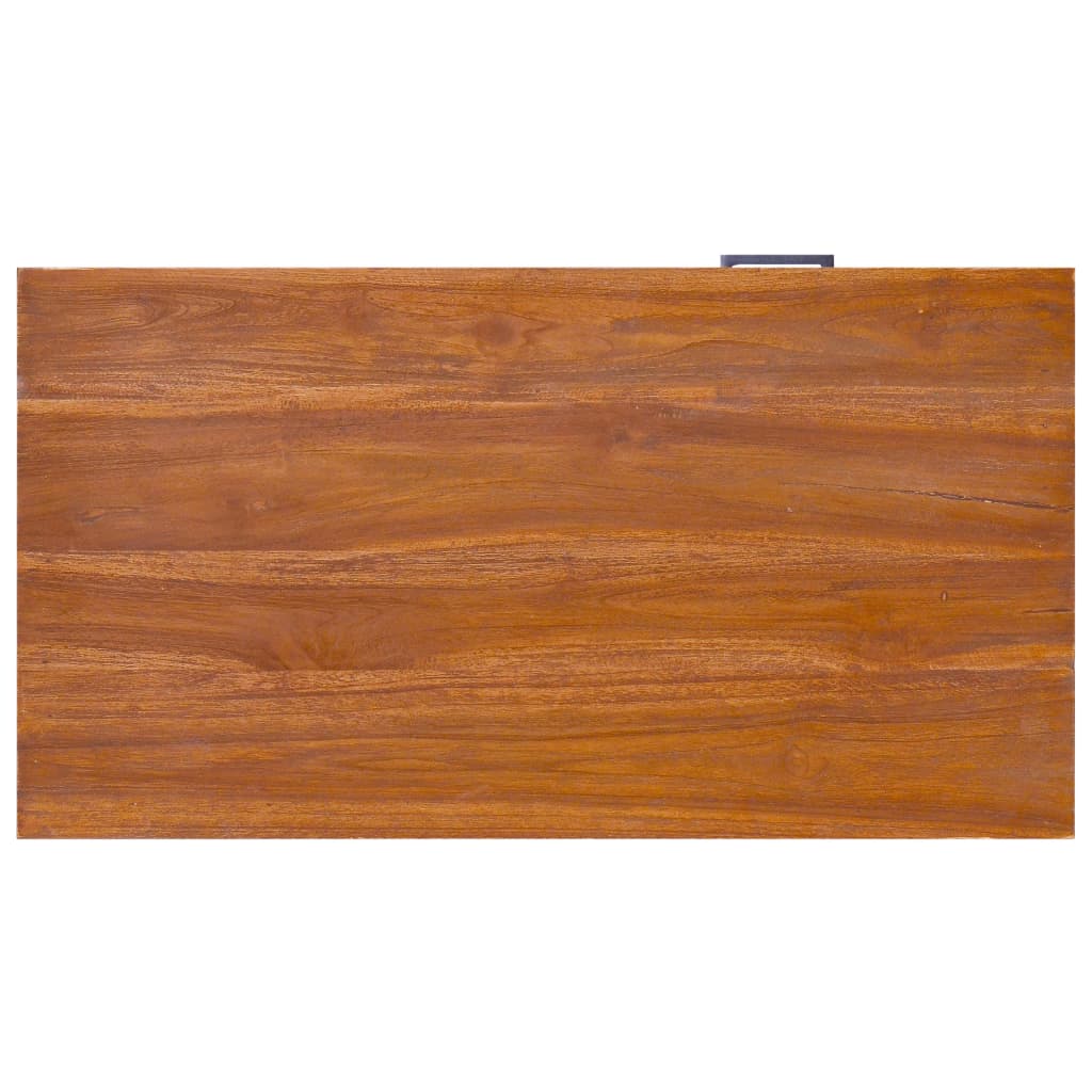 Meuble TV 90x50x37 cm Bois de teck massif - XIOS