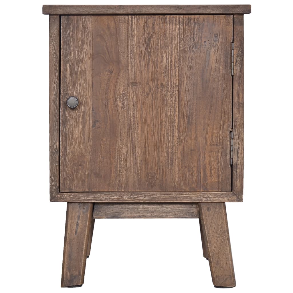 Table de chevet 40x30x53 cm Bois de teck solide - XIOS