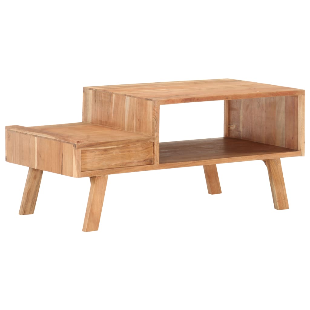 Table basse 100x50x45 cm Bois d'acacia massif - XIOS