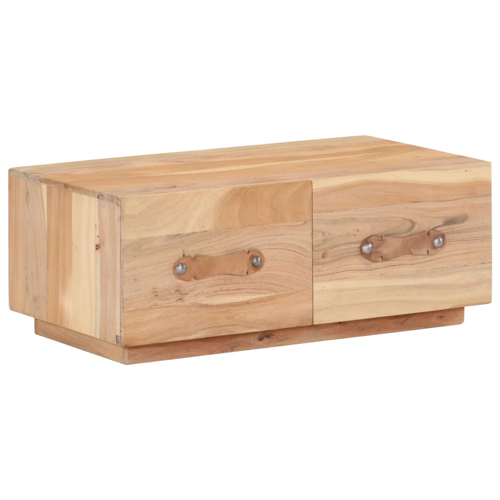 Table basse 90x50x35 cm Bois de récupération massif - XIOS