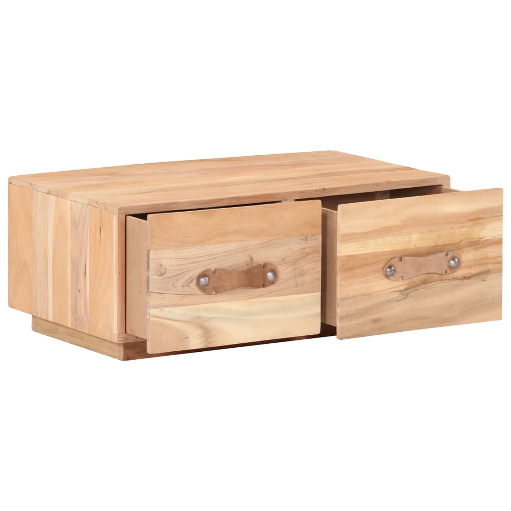 Table basse 90x50x35 cm Bois de récupération massif - XIOS