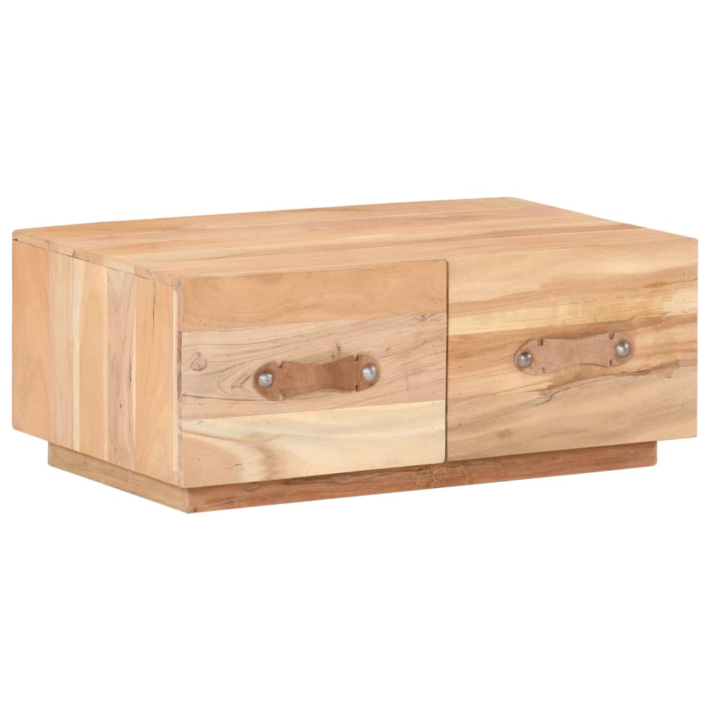 Table basse 90x50x35 cm Bois de récupération massif - XIOS