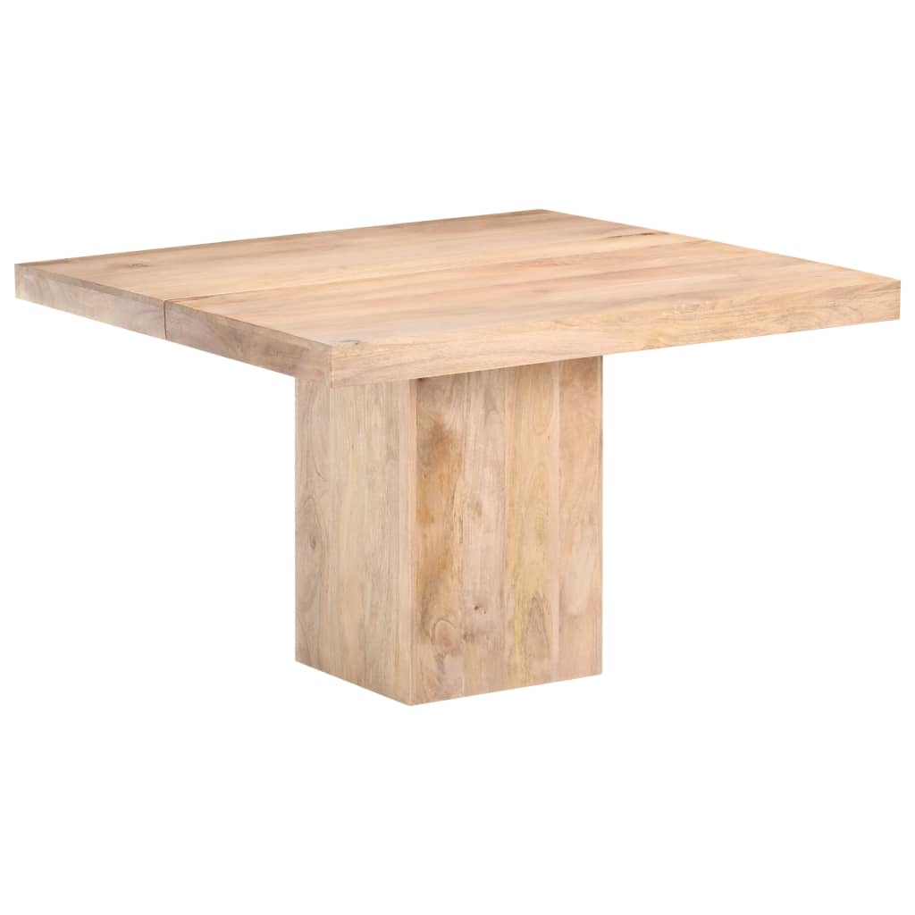 Table de salle à manger 120x120x77 cm Bois de manguier massif - XIOS