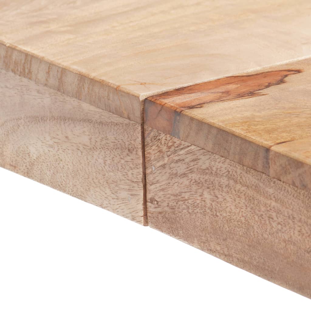 Table de salle à manger 120x120x77 cm Bois de manguier massif - XIOS