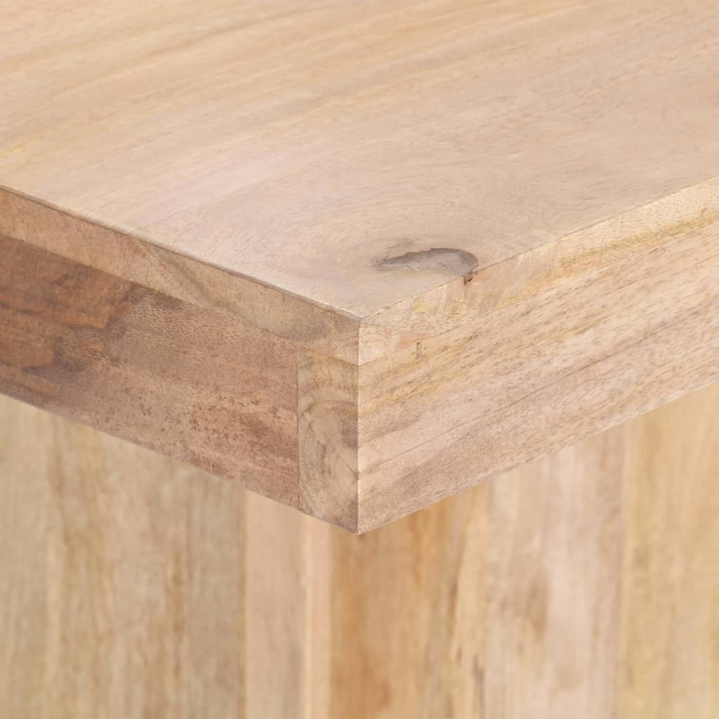 Table de salle à manger 120x120x77 cm Bois de manguier massif - XIOS
