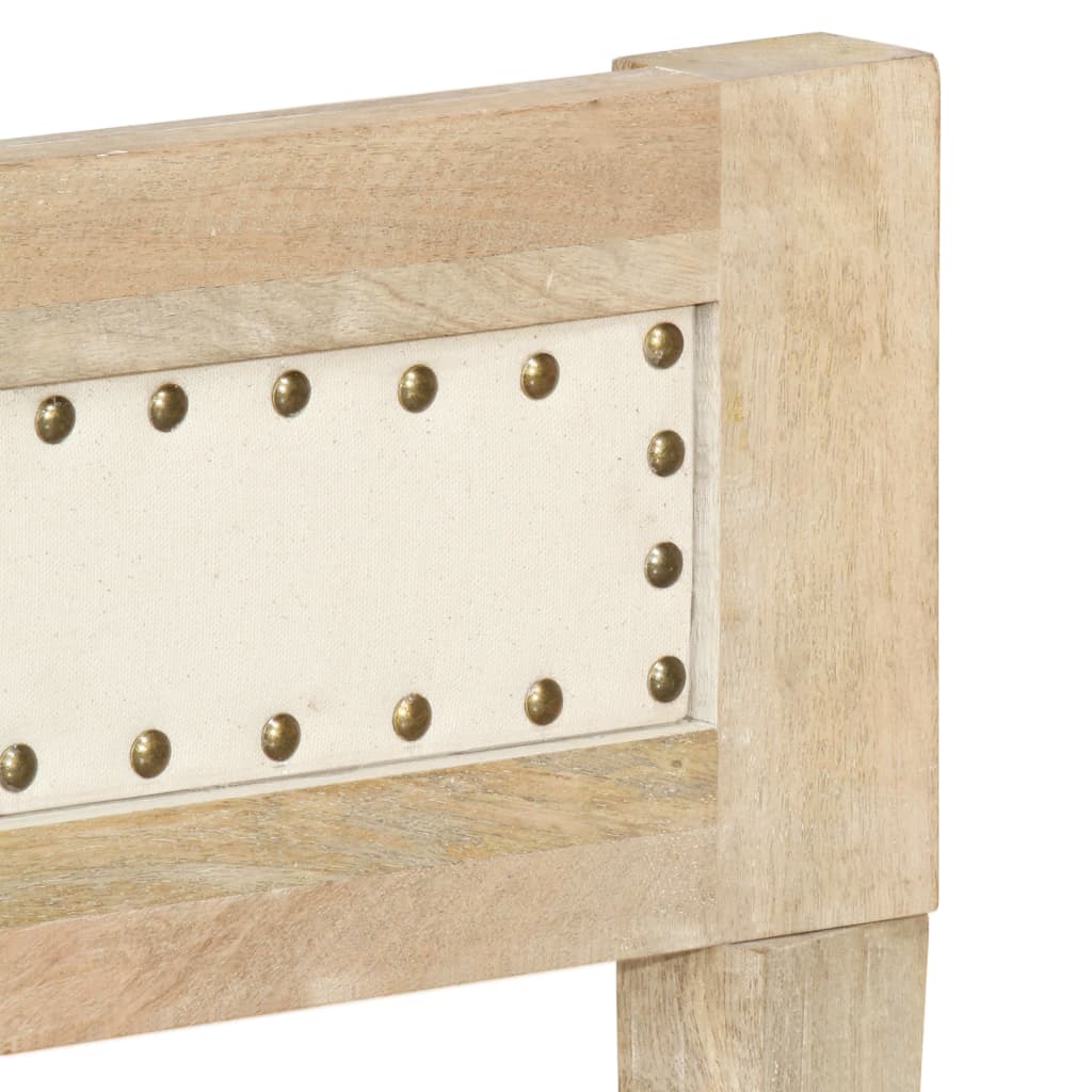 Cadre de lit sans matelas bois de manguier massif 200 cm - XIOS