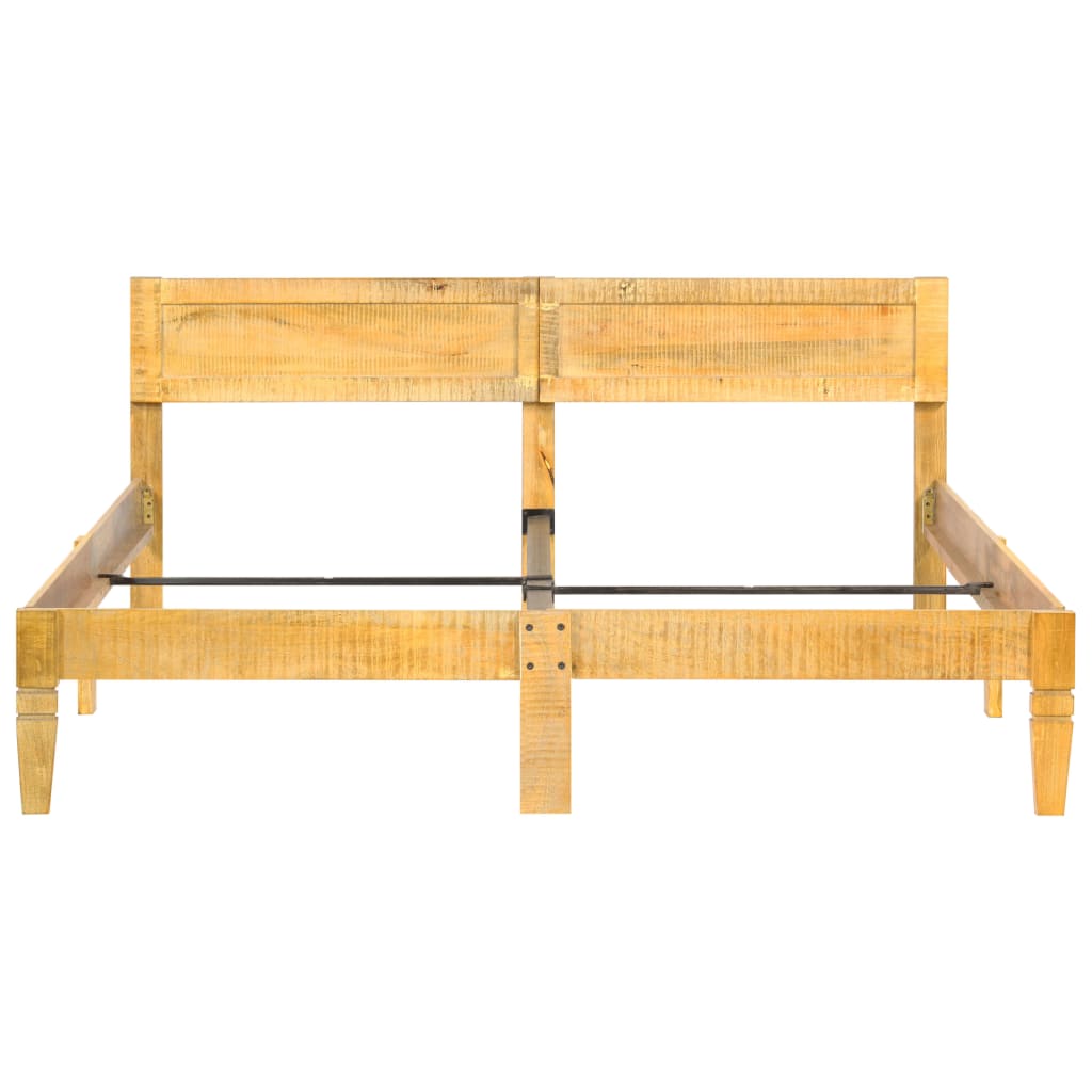 Cadre de lit sans matelas bois de manguier massif 180 cm - XIOS