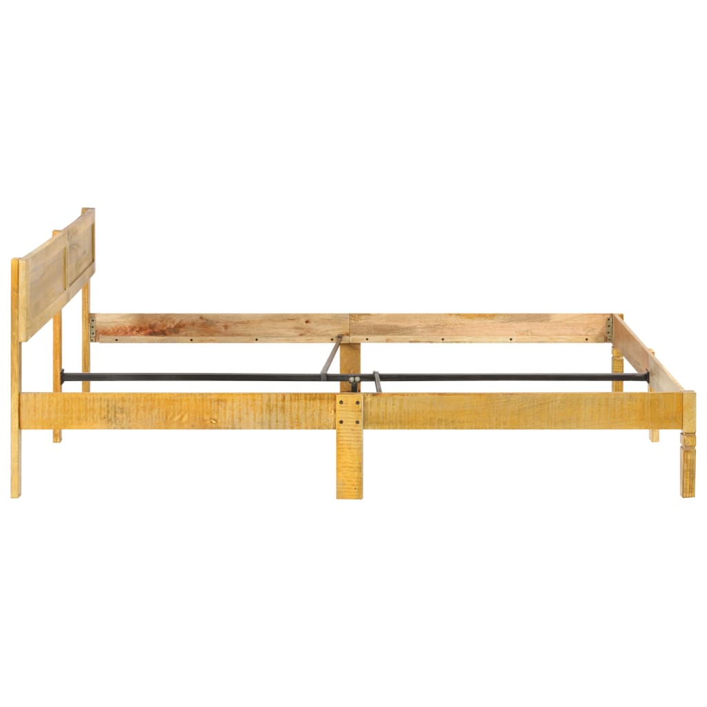 Cadre de lit sans matelas bois de manguier massif 180 cm - XIOS