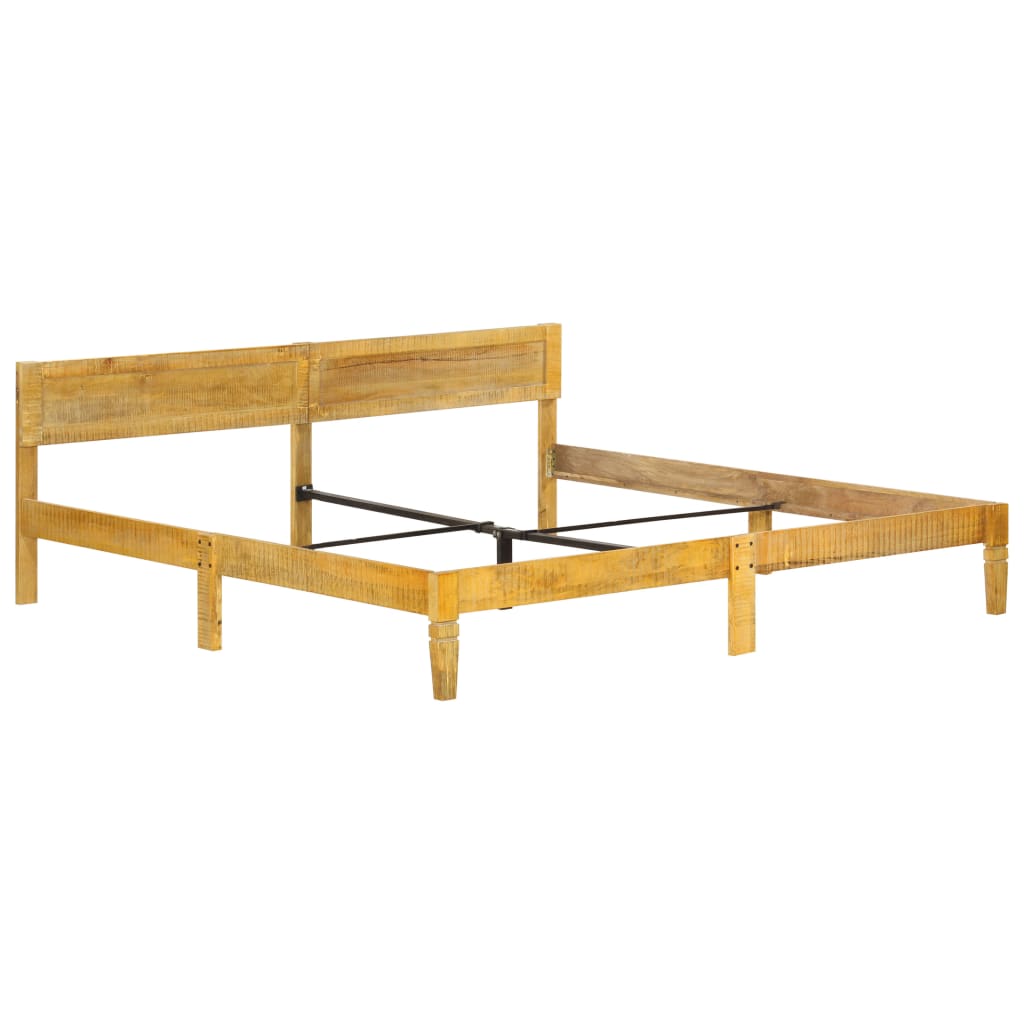 Cadre de lit sans matelas bois de manguier massif 200 cm - XIOS