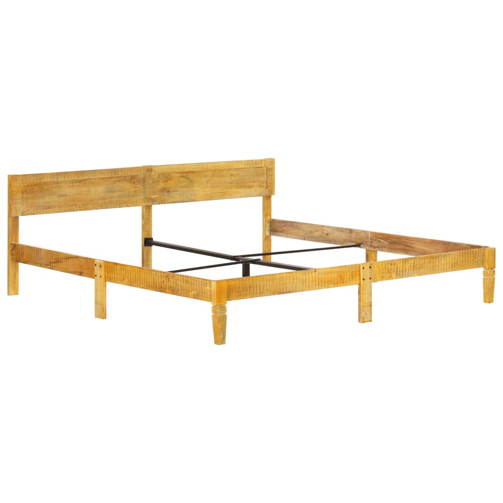 Cadre de lit sans matelas bois de manguier massif 200 cm - XIOS