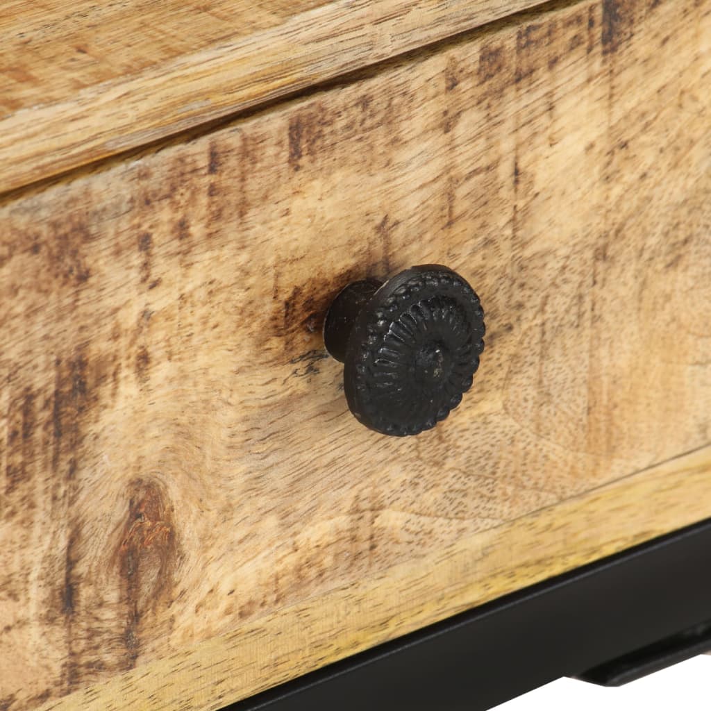 Table d'appoint en forme d'U 45x30x61cm Bois de manguier massif - XIOS