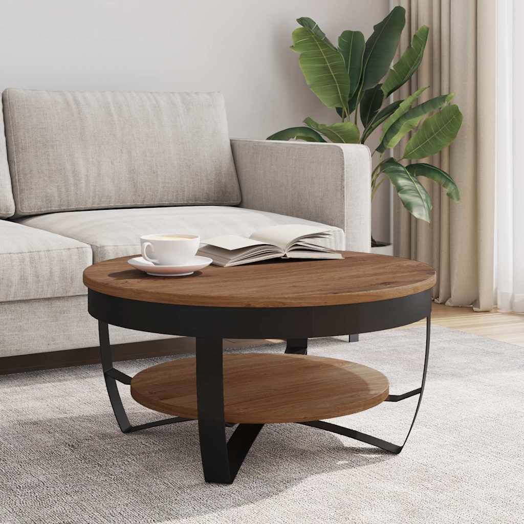 Table basse 65x65x32 cm Bois d'acacia solide - XIOS