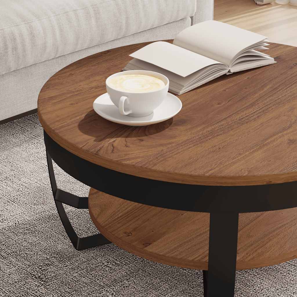 Table basse 65x65x32 cm Bois d'acacia solide - XIOS