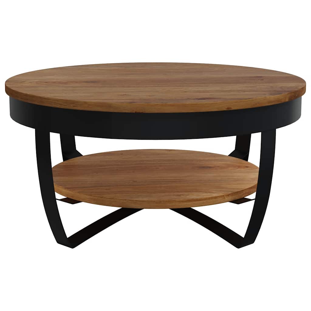 Table basse 65x65x32 cm Bois d'acacia solide - XIOS