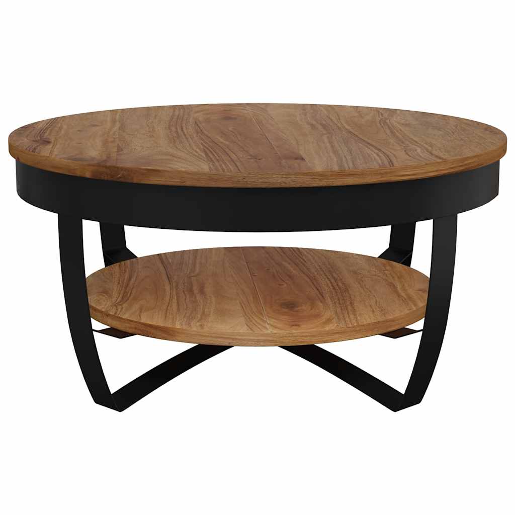 Table basse 65x65x32 cm Bois d'acacia solide - XIOS