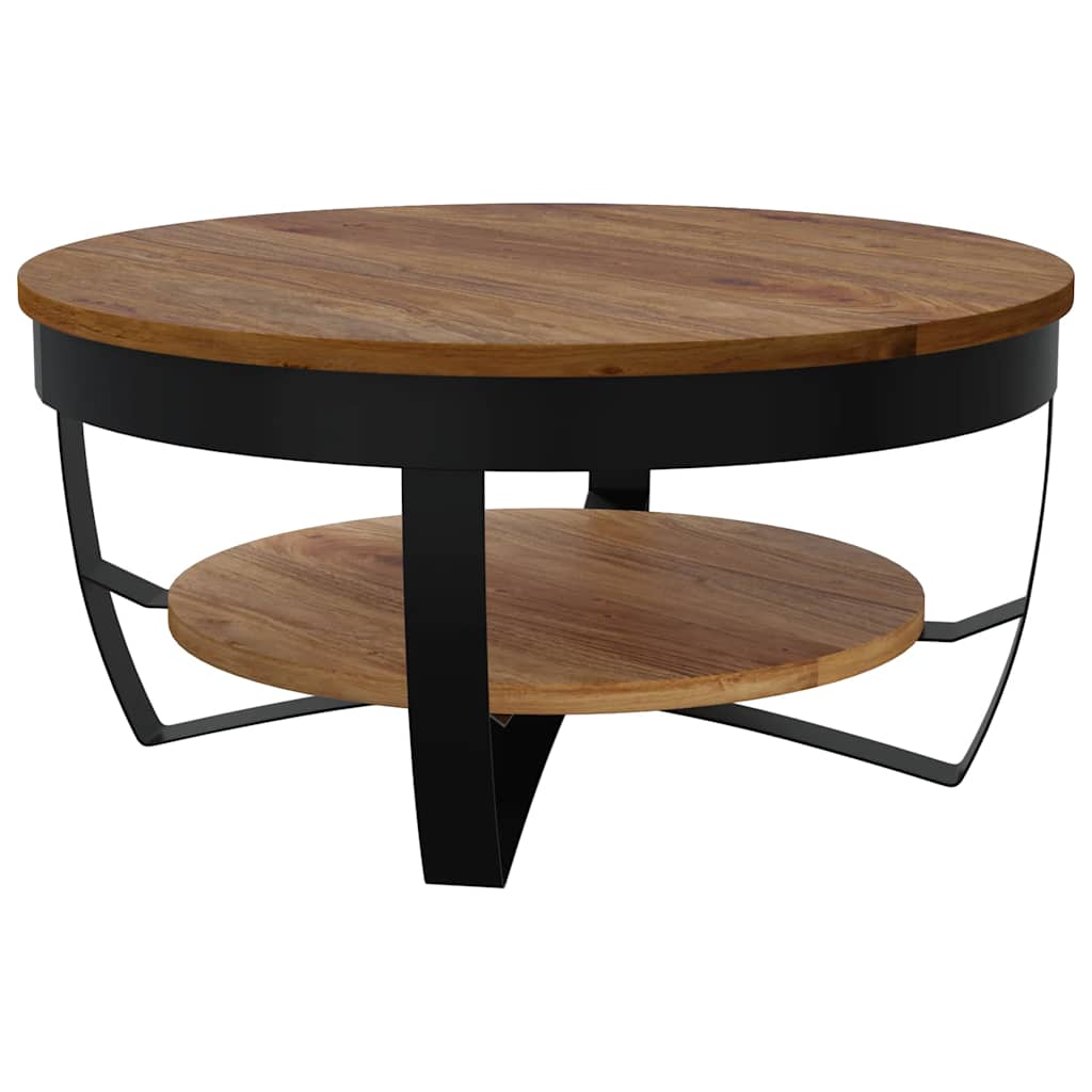 Table basse 65x65x32 cm Bois d'acacia solide - XIOS