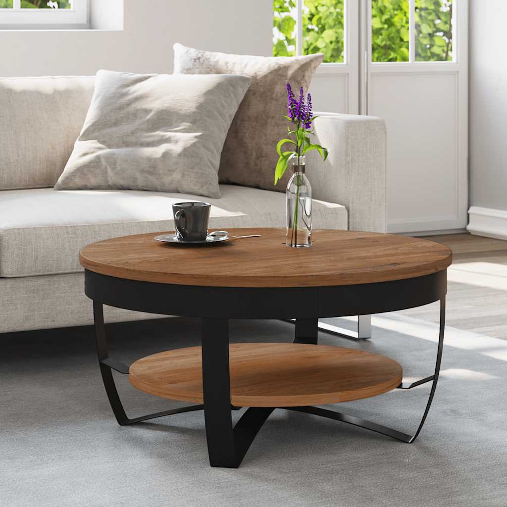 Table basse 65x65x32 cm Bois d'acacia solide - XIOS