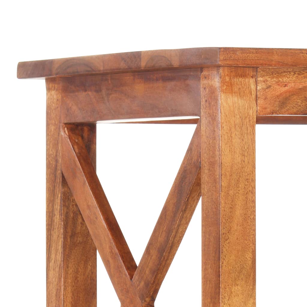 Bibliothèque 60x30x160 cm Bois massif d'acacia et finition miel - XIOS