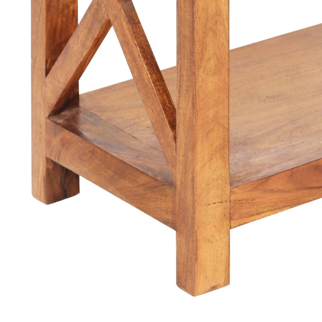 Bibliothèque 60x30x160 cm Bois massif d'acacia et finition miel - XIOS