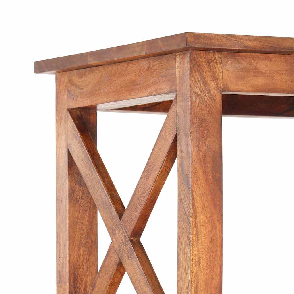 Bibliothèque 100x30x180cm Bois massif d'acacia et finition miel