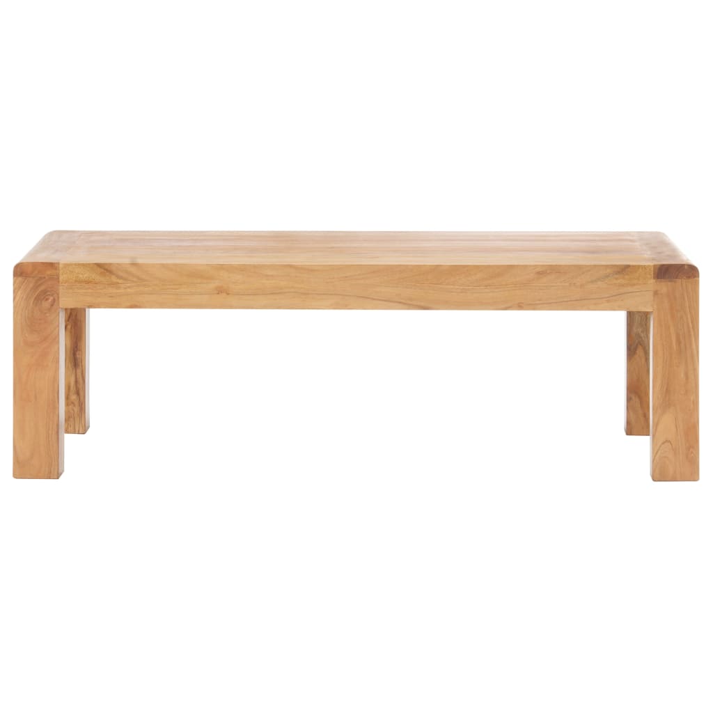 Table basse 110x60x35 cm Bois d'acacia massif et finition miel - XIOS