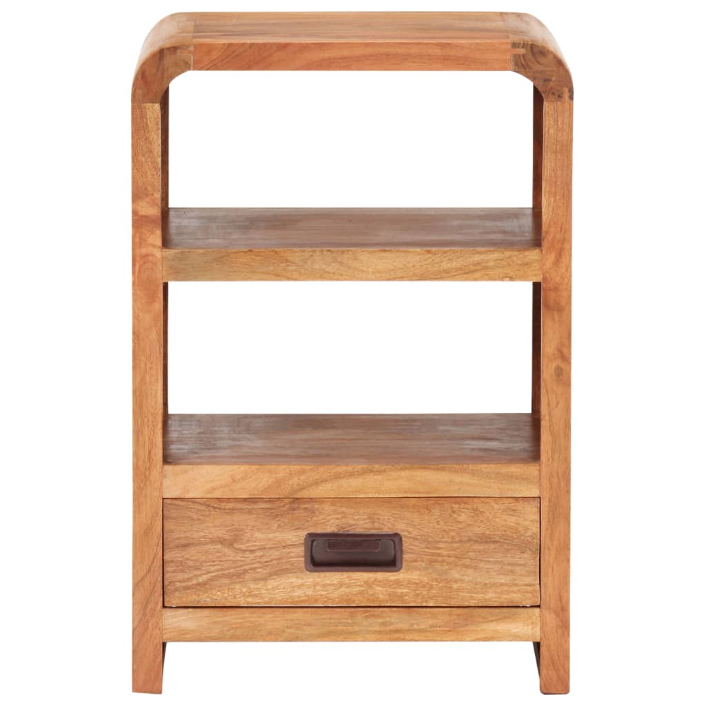 Table de chevet 40x30x60 cm Bois acacia massif et finition miel - XIOS