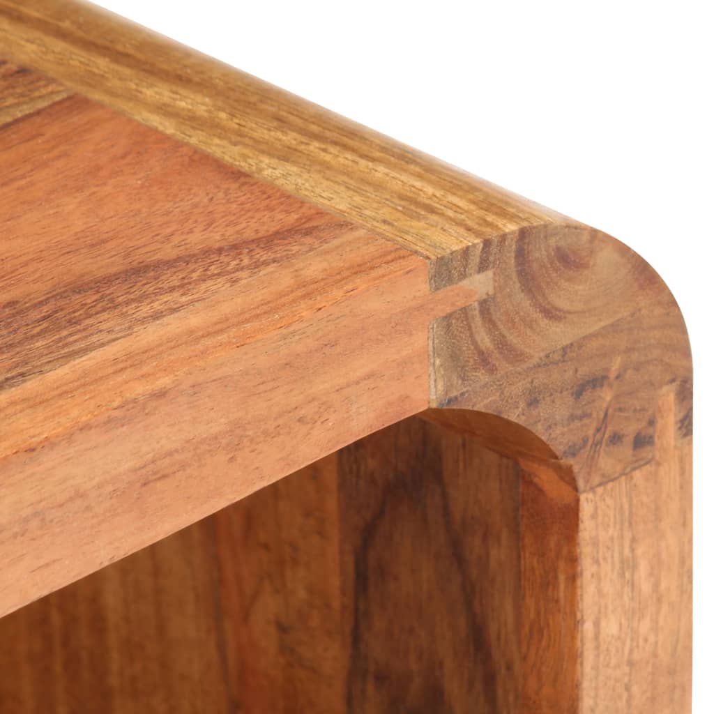 Table de chevet 40x30x60 cm Bois acacia massif et finition miel - XIOS