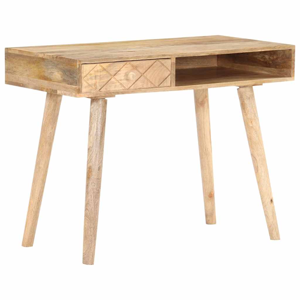 Coiffeuse 100x50x76 cm Bois de manguier solide - XIOS