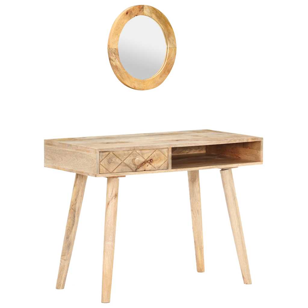 Coiffeuse 100x50x76 cm Bois de manguier solide
