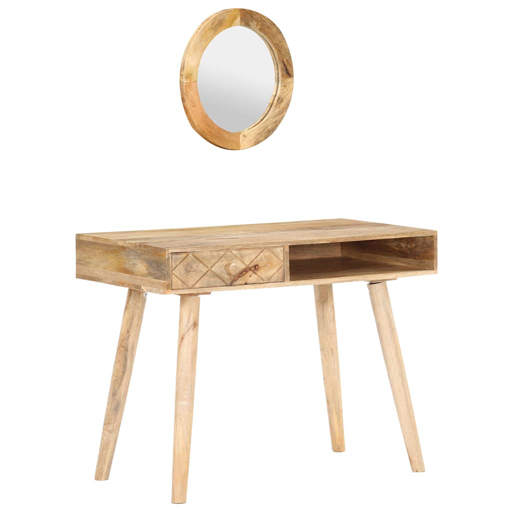 Coiffeuse 100x50x76 cm Bois de manguier solide