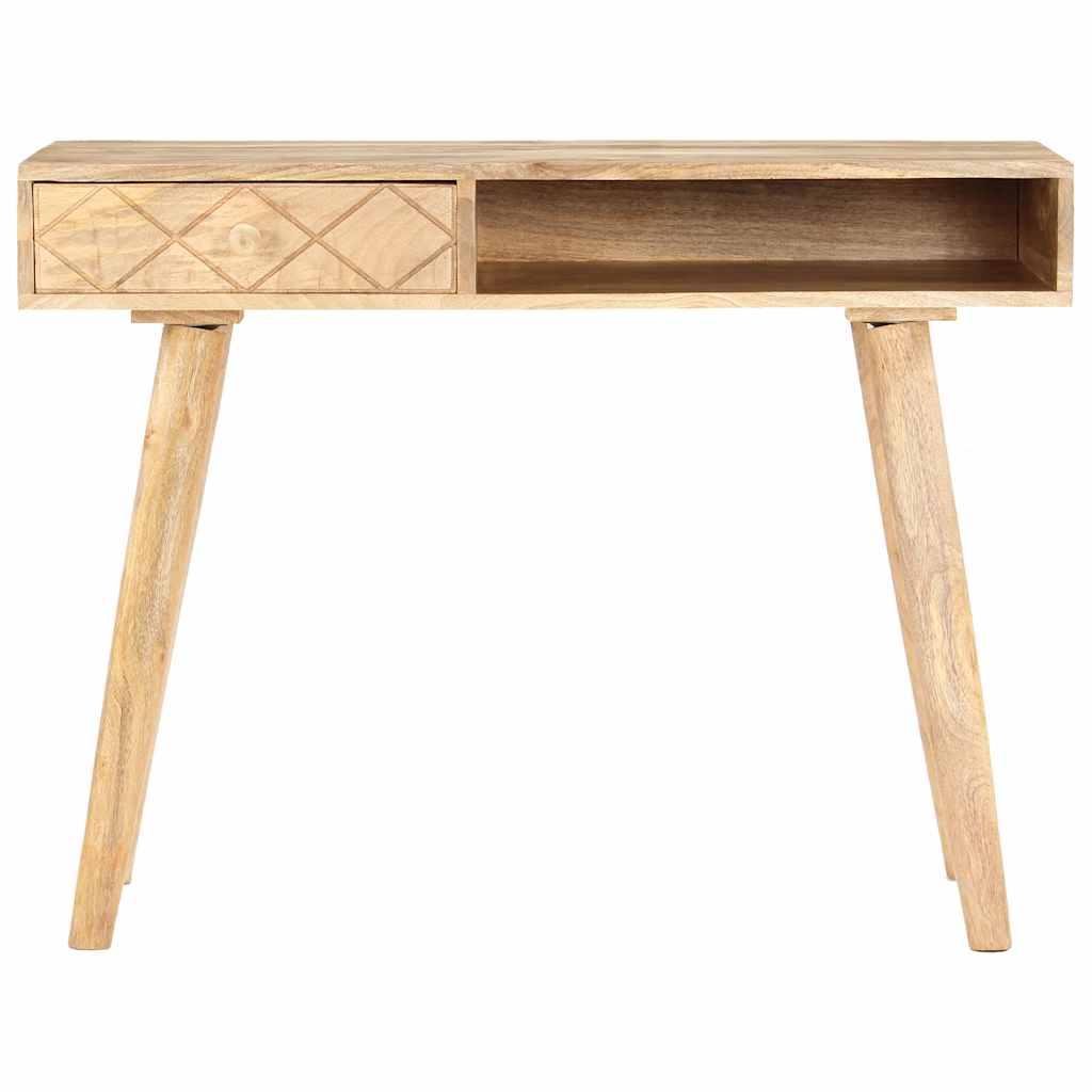 Coiffeuse 100x50x76 cm Bois de manguier solide - XIOS